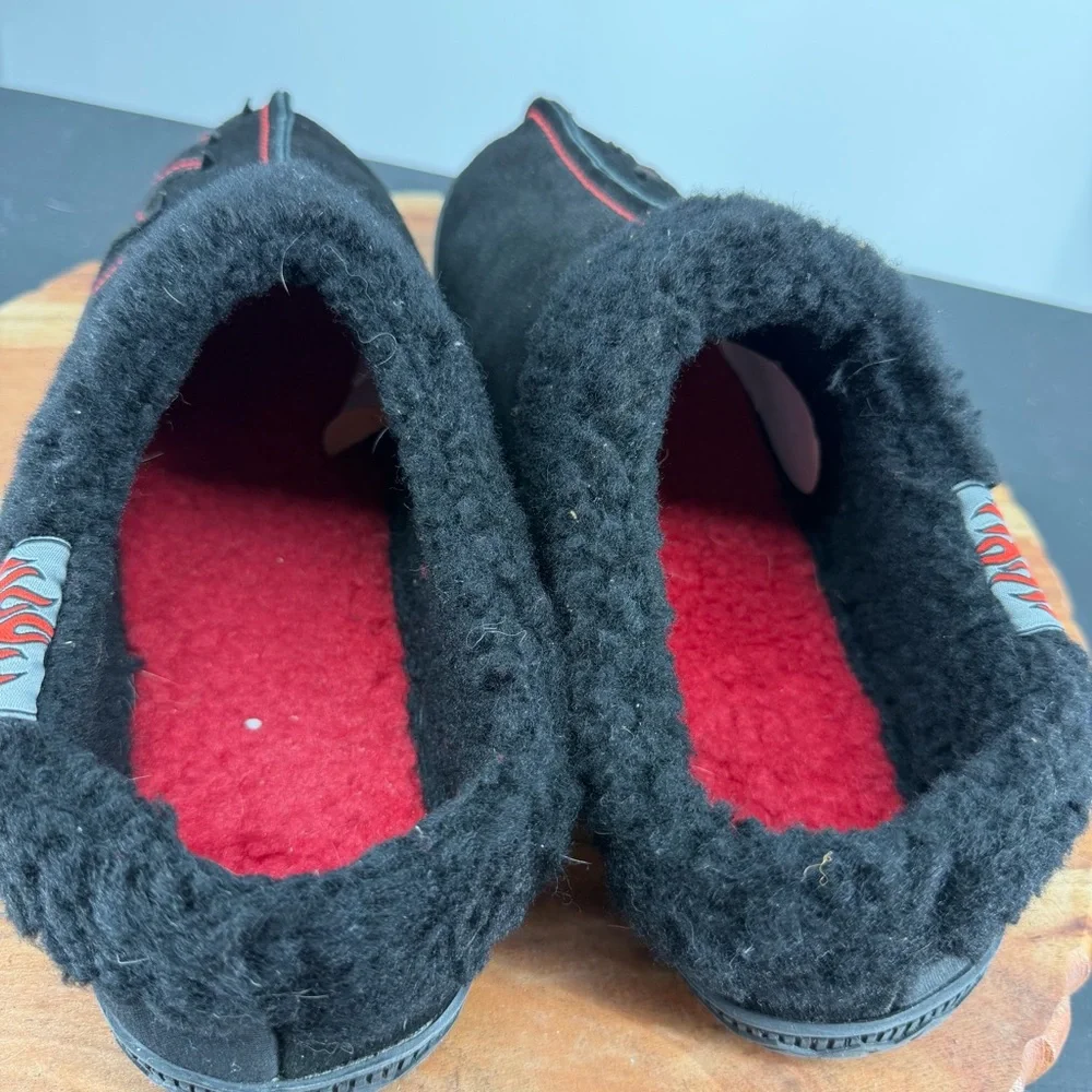 Harley-Davidson Men's Cosgrove‎ Flame slippers sz 9